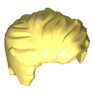 Hair Swept Left Tousled [Plain] / Bright Light Yellow