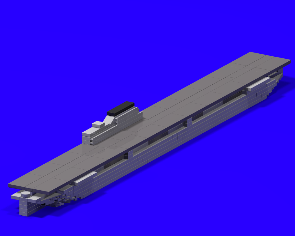 Lego 1:560 scale Yorktown Class aircraft carrier