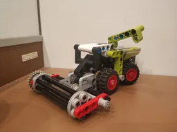 Mini claas harverster