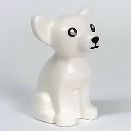 Animal, Dog, Chihuahua with Basic Face Print / White