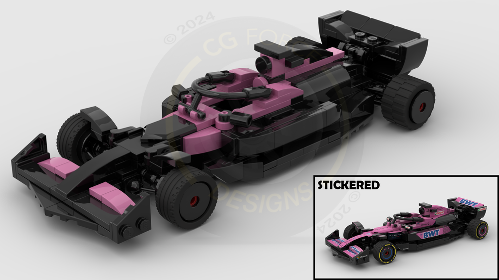 Lego F1 Alpine A523 - Bahrain Livery