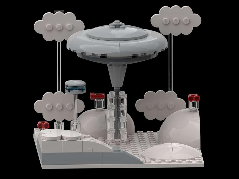 Lego Cloud City Micro Diorama