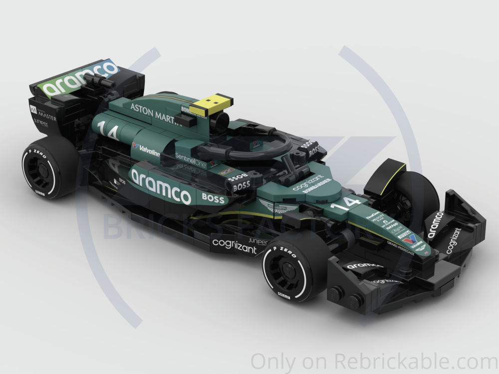 Lego F1 Aston Martin AMR24