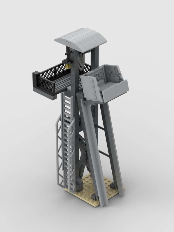 Lego Eisenbahn Schlackenaufzug Kohleaufzug - railway slag elevator coal elevator