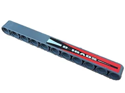 Technic, Liftarm Thick 1 x 11 with White 'D-16ADS' on Black and Red Background Pattern (Sticker) - Set 8863