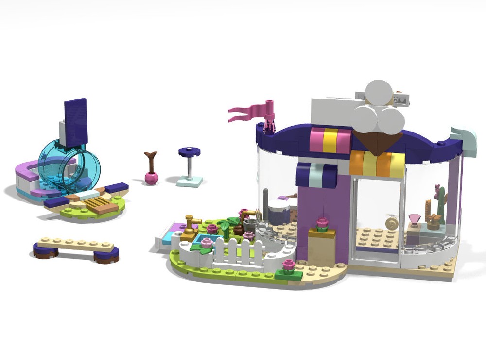 Lego doggy snackbar with playground