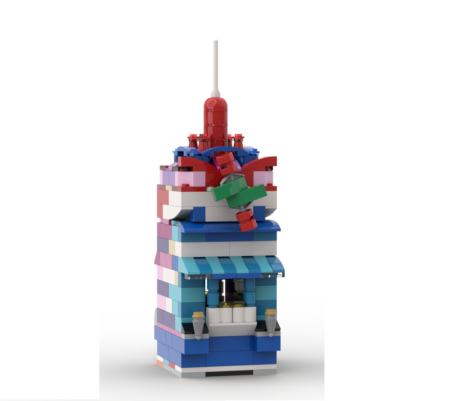 Lego 11005 Modular house 4th floor and roof2