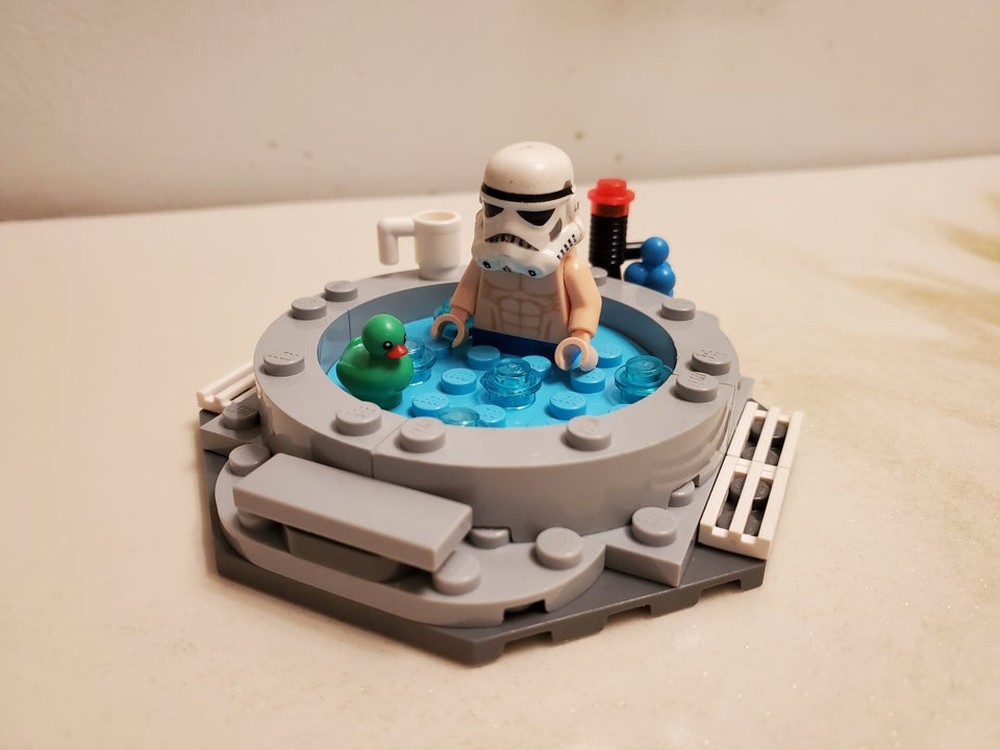 Lego Stormtrooper Hot Tub