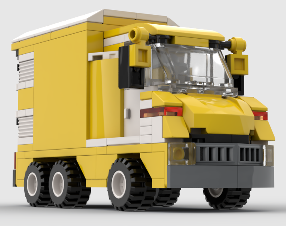 Lego yellow mini transport
