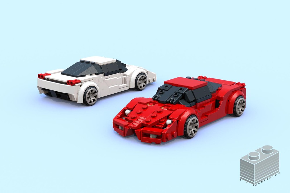 Lego Ferrari Enzo - 7-wide