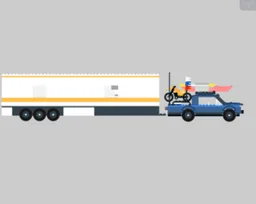 Overland pickup and Camper trailer