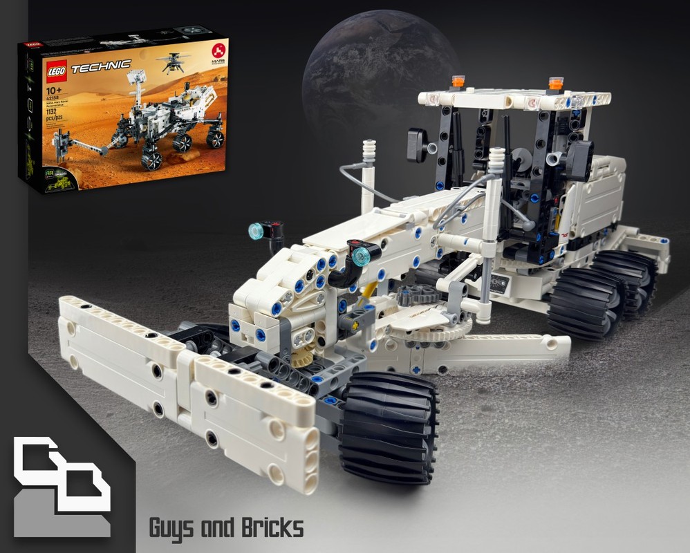 Lego Lunar Motor Grader and Energy Station