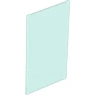 Glass for Window 1 x 4 x 6 / Trans-Light Blue