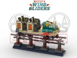 ROLLERCOASTER - HICCUP'S WING GLADERS - Universal's Epic Universe