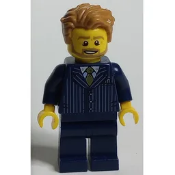 Dark Blue Torso, Suit, Dark Blue Legs, Medium Nougat Hair
