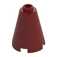 Lego Cone 2 x 2 x 2, Open Stud / Dark Red