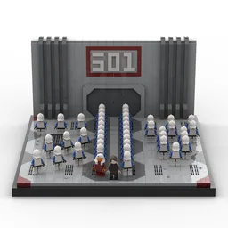 501st Legion Clone Display - Republic Hangar