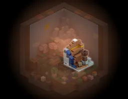 Badlands expansion biome for the "21265-1 The Crafting Table" set