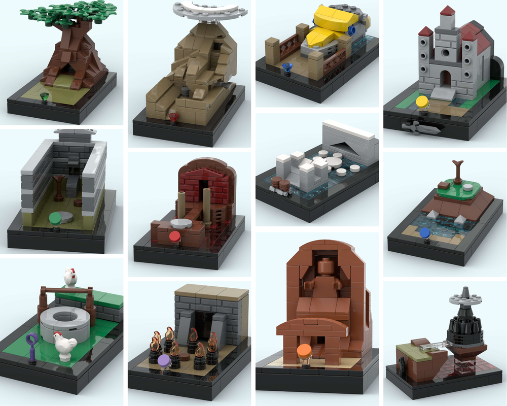Lego [Buildable] The Dungeons of Zelda: Ocarina of Time