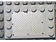 Tile, Modified 4 x 6 with Studs on Edges with Black Rivets on Silver Tread Plate Pattern (Sticker) - Sets 7632 / 7945