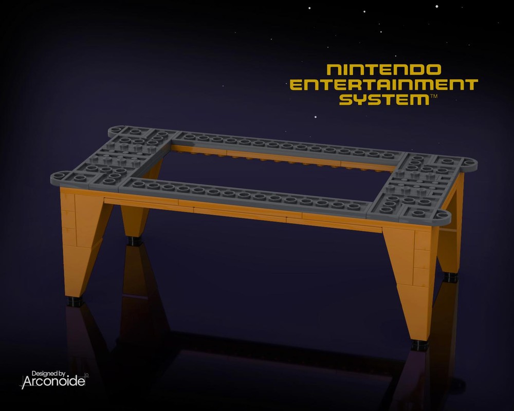 Lego Connected TV Stand for 71374 - Nintendo Entertainment System