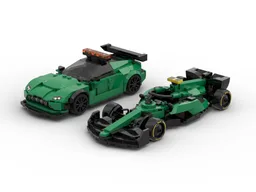 2024 Aston Martin AMR24 and Aston Martin Vantage F1 Safety Car (76925 MOD)