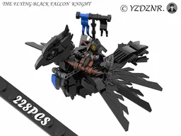 The Flying Black Falcon Knight