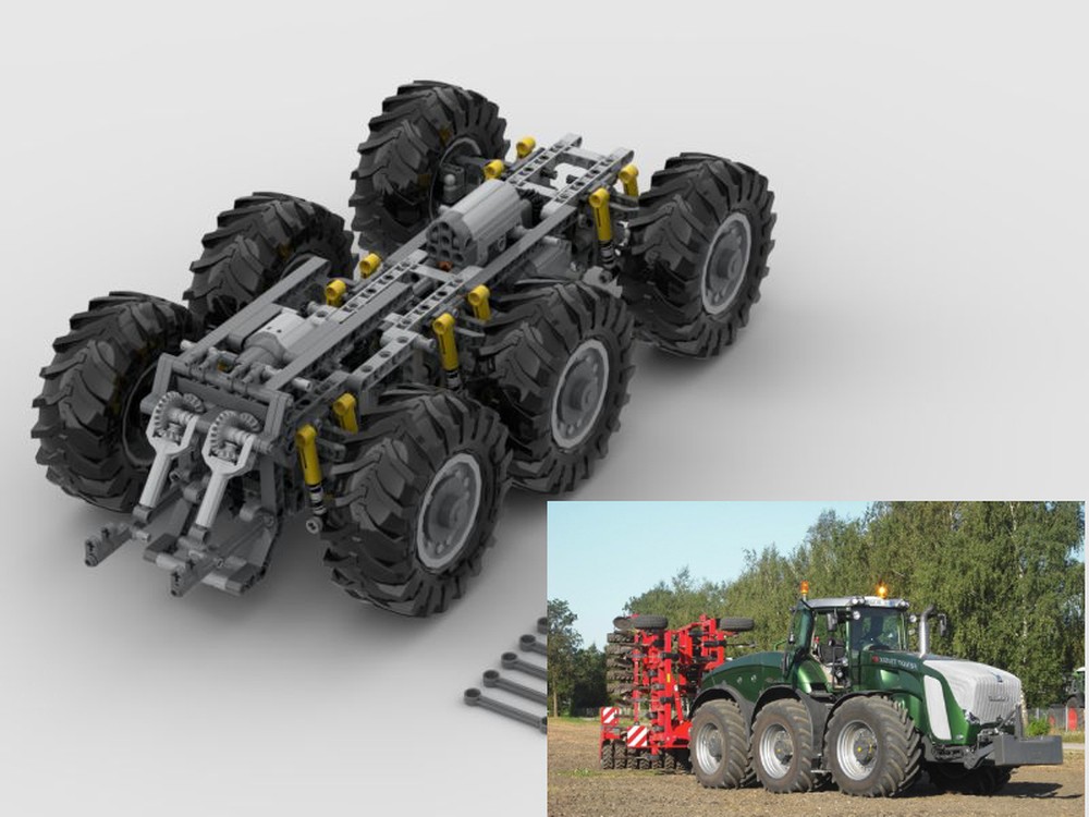 Lego Fendt Trisix Vario - Fahrwerk