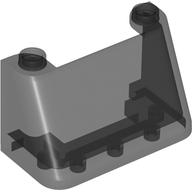 Lego Windscreen 2 x 4 x 2 / Trans-Black
