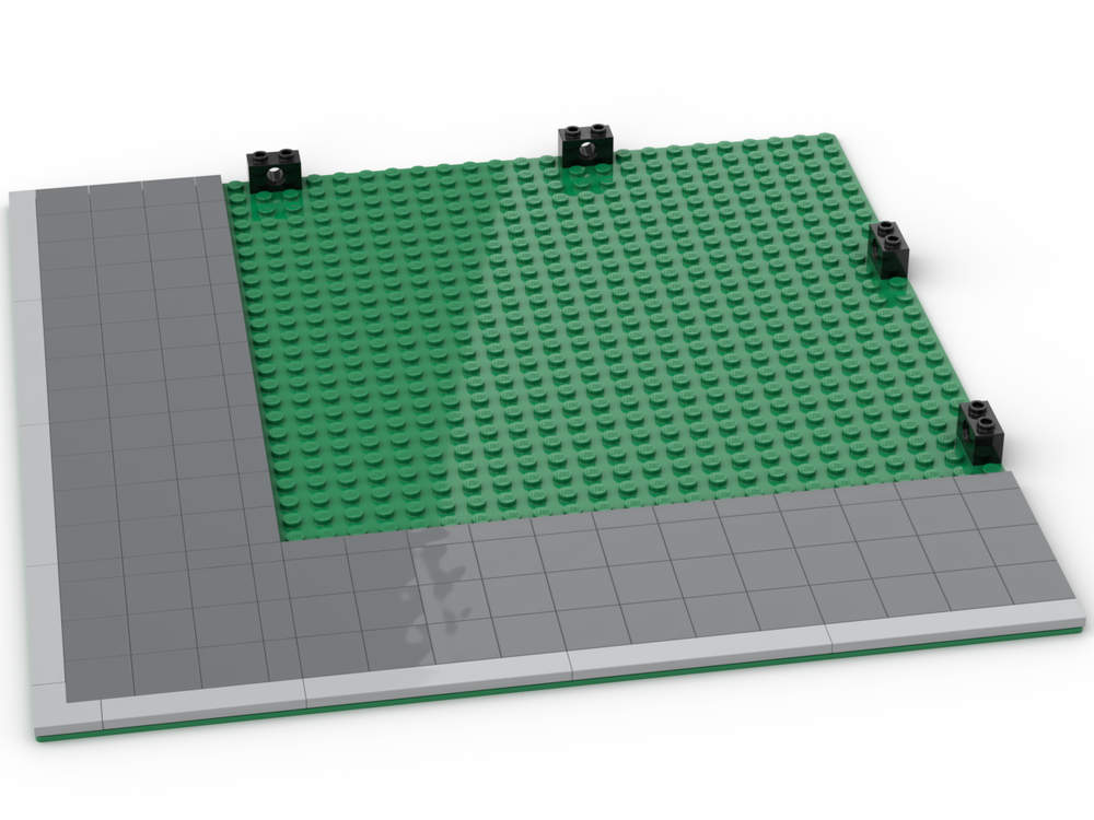 Lego Modular 32x32 Corner Base Template