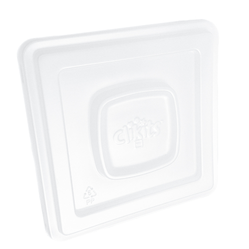 Lego Clikits Container, Sorting Tray 9 Compartment, Lid / Milky White