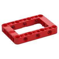Lego Technic Beam Frame 5 x 7 with 3 x 5 Opening Thick / Red