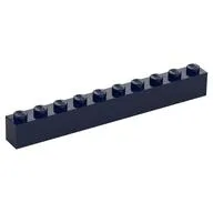 Brick 1 x 10 / Dark Blue