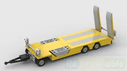 Low loader trailer