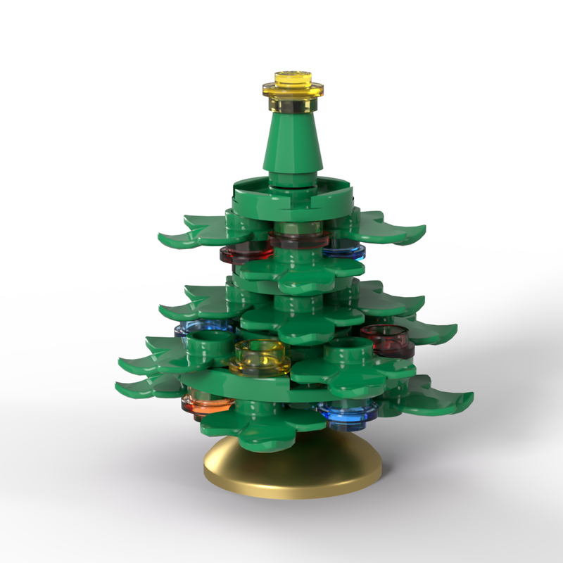 Lego Christmas Tree - Minifigure Scale