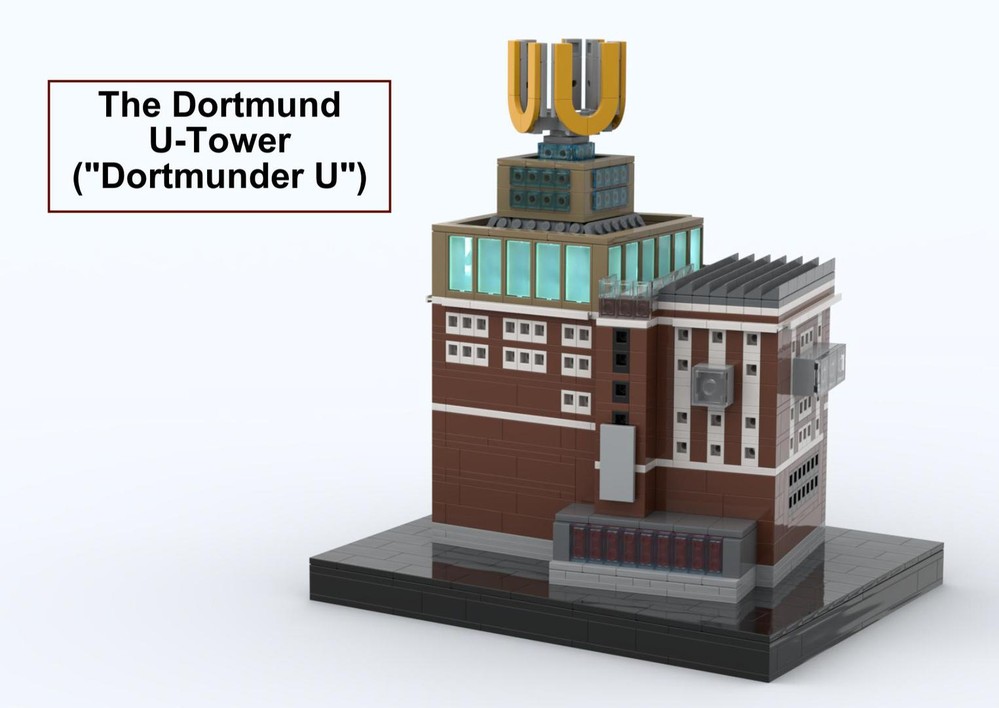 Lego Dortmund U-Tower ("Dortmunder U") [Ruhrpott Collection]