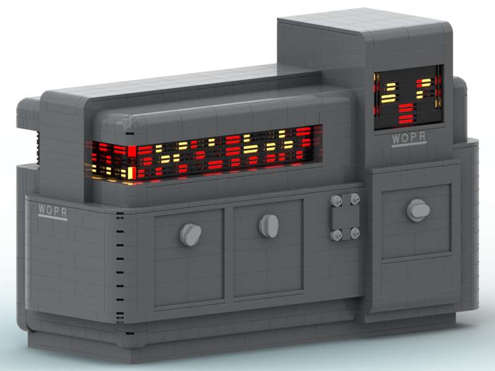 Lego WOPR (War Operation Plan Response) - Joshua Supercomputer AI from the movie Wargames / KI aus dem Film Wargames