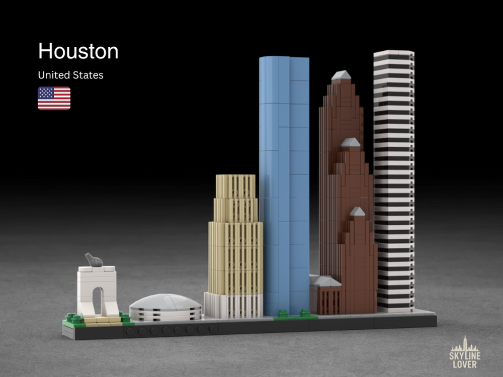 Lego Houston Skyline