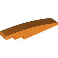 Lego Brick Curved 1 x 6 / Orange