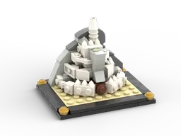 Miniature Minas Tirith MOC