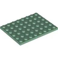 Plate 6 x 8 / Sand Green