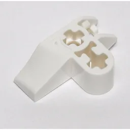 Technic Axle Connector 2 x 3 Perpendicular with Catch / White