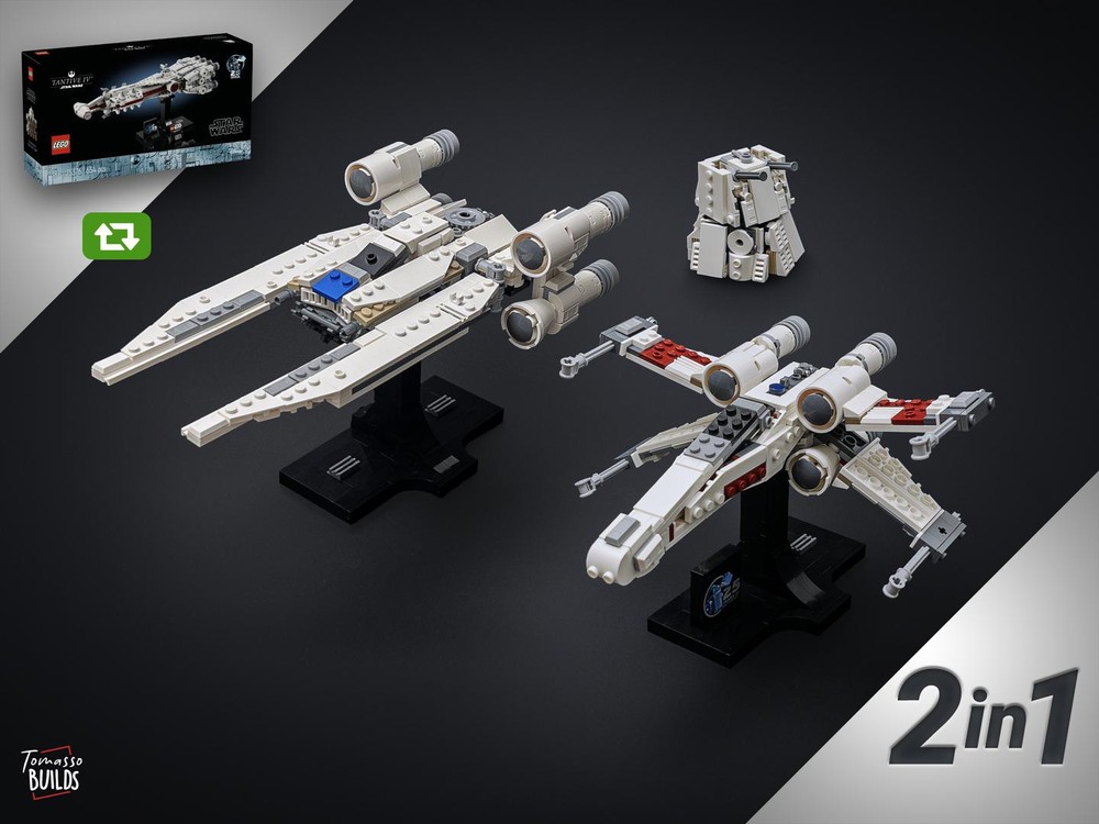 Lego 75376 Alternate 2 in 1 Bundle: X Wing + U Wing