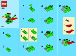 Monthly Mini Model Build Set - 2014 05 May, Dragon polybag