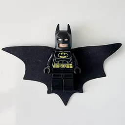 Batman, Black Suit, Black Cape and Cowl, Wide Cape