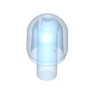 Lego Light Cover 1 x 1 Round with Internal Bar / Bionicle Barraki Eye / Trans-Medium Blue