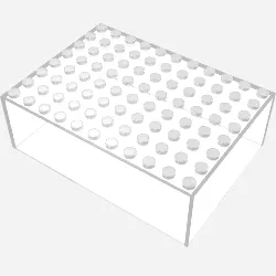 Box 8 x 11 x 3 Top / Trans-Clear