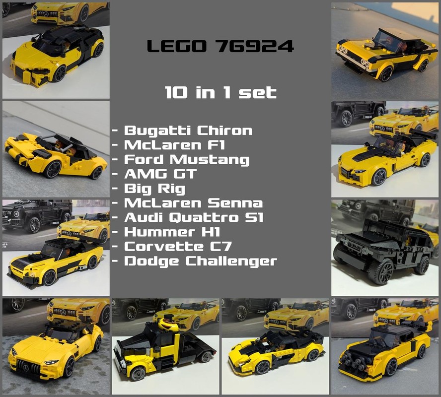 Lego 76924 10 in 1 complete set