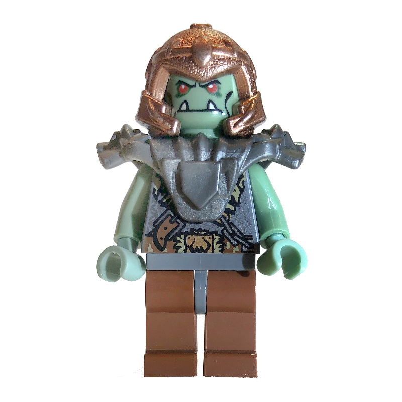 Lego Troll Warrior 7 with Shoulder Armor (Orc)