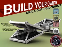 Outland Wings / Small - Build Your Own TIE